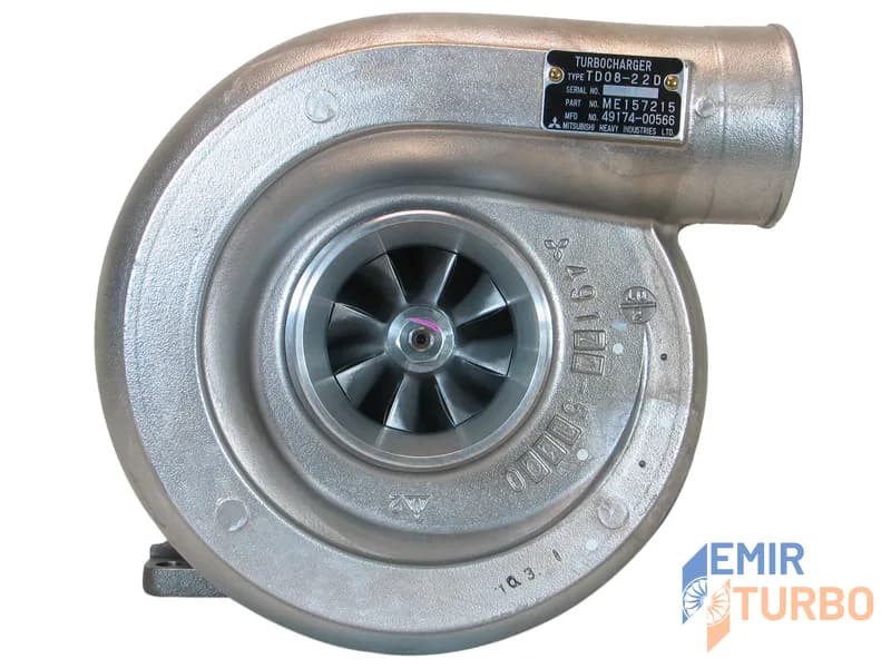 Mitsubishi TD08 Turbo Kato Kobelco Excavator Fuso 6D22T 11.1L 49174-00566 turbo